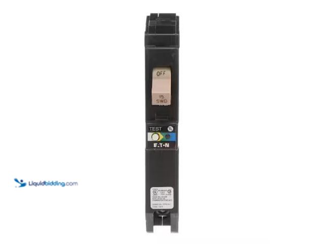 Lot 49-3631003 - Eaton CH 15-Amp All-in-One AF/GF Plug-On-Neutral Breaker, Model # CHFP115A1CS, New.   Ref#HDPA0727