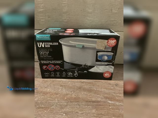 Lot 49-5484621 - NuvoMed Sterilizing Box, White (UVB60892) New