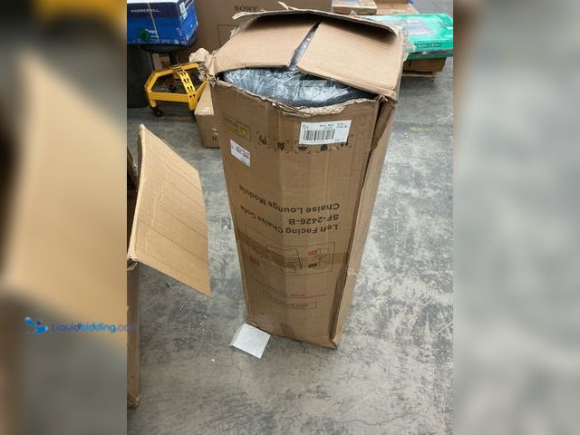 Lot 49-5476289 - Left Facing Chaose Sofa. Item is Unused