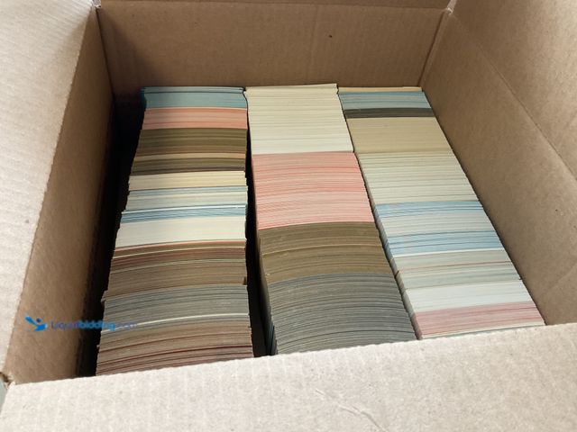 Lot 49-1505047 - COLLECTIBLE LARGE BOX FULL OF 2000+ SPORT CARDS FROM VARIOUS YEARS AND TYPES LOADED WITH STARS AND H...