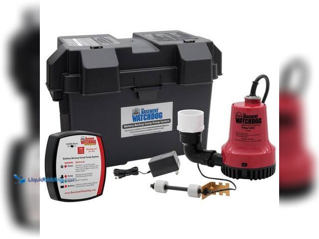 Lot 49-3616866 - Basement Watchdog Emergency Battery Backup Sump Pump System - Unused , has attachments , powers on S...