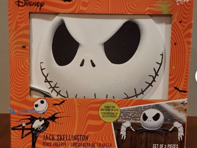 Lot 49-2020613 - Lot of (2). Disney Jack Skellington Halloween Fence Creeper. Model # 191245282914. MSRP: $57.98. Unu...