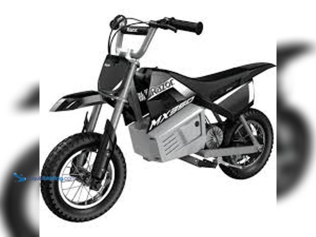 Lot 49-3566666 - Razor Dirt Rocket MX350 - Black with Decals, up to 14 mph, 24V Electric Dirt Bike for Child 8+ Model...