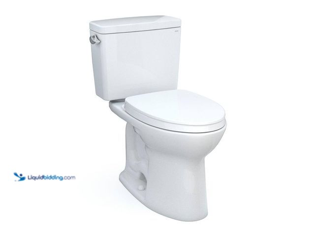 Lot 49-5487352 - TOTO
Drake 12 in. Rough In Two-Piece 1.6 GPF Single Flush Elongated Toilet in Cotton White, SoftClo...