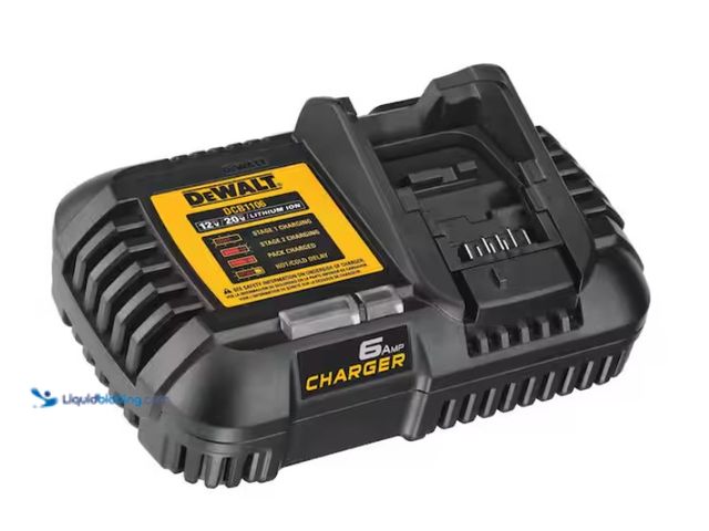 Lot 49-3433371 - DEWALT 6 Amp Battery Charger, Compatible with 12-Volt MAX, 20-Volt MAX, and FLEXVOLT batteries (not ...