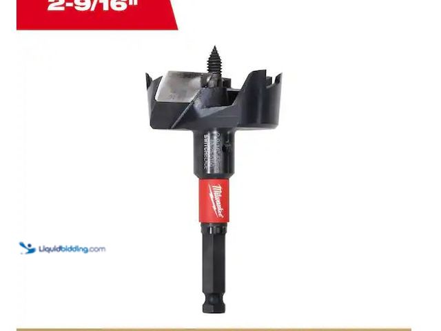 Lot 49-3472130 - Milwaukee 2-9/16 in. Switchblade Selfeed Drill Bit Model # 48-25-5150, Unused  Ref#SB1029