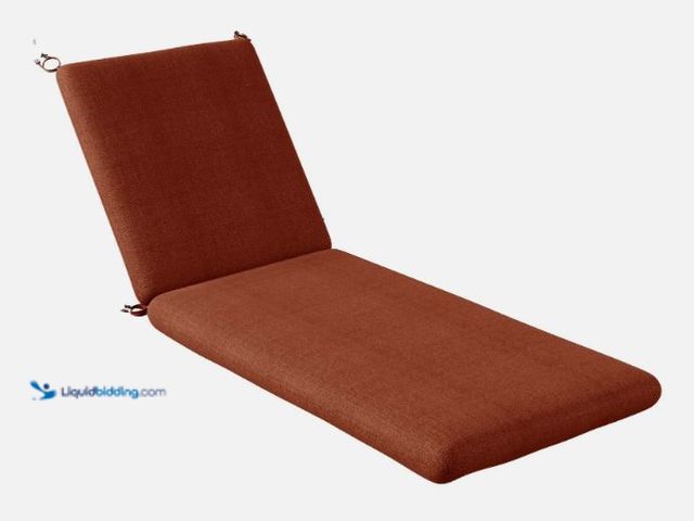 Lot 49-5452194 - Outdoor Chaise Lounge Chair Cushions 72"x22.5"x3.5" – Linen Texture. Item is unused in PK of 2.