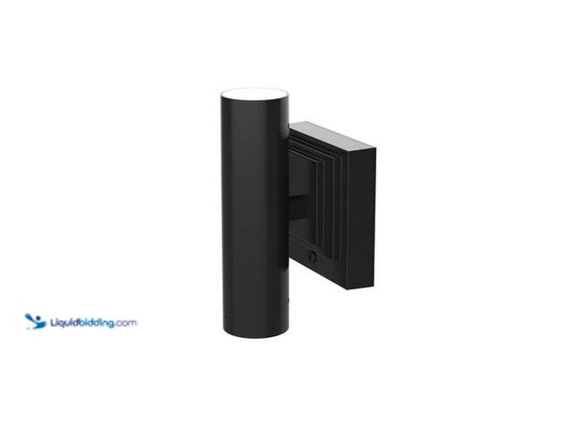 Lot 49-1628220 - Lot of (2) Westek 5" Dual Ended Matte Black Wall Sconce Lights, Unused, Unable to test, Has attachme...