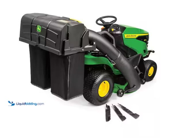 Lot 49-1575382 - John Deere 48 in. Twin Bagger for 100 Series Tractors, Model # BUC10286, Unused, MSRP $529.00  Ref#A...