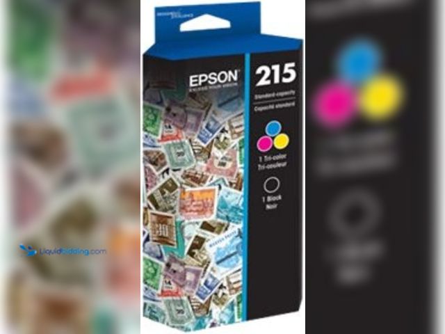 Lot 49-5437668 - EPSON 215 Ink Standard Capacity Black & Color Cartridge Combo Pack (T215120-BCS) Works with WorkForc...