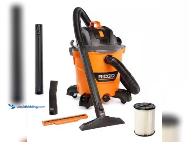 Lot 49-2022502 - PARTS AND REPAIR LOT - RIDGID 12 Gal. 5.0 Peak HP NXT Shop Vacuum Wet Dry Vac with General Debris Fi...
