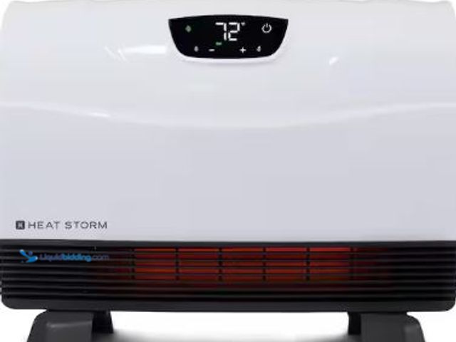 Lot 49-1517301 - Heat Storm Pheonix Floor to wall unit 1500-Watt Infrared quartz Portable Heater With Built in thermo...