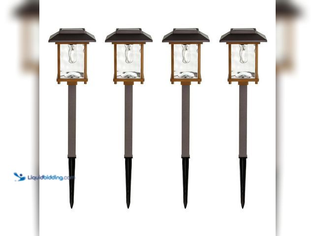 Lot 49-5435547 - Hampton Bay
Parkwood 14 Lumen Bronze 2-Tone Finish LED Weather Resistant Outdoor Solar Path Light w...