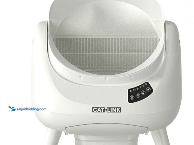 Lot 49-3611822 - CATLINK Self-Clean Smart Cat Litter Box – Scooper Open-X White, Model # CL-CH-01, MSRP $429.00, Unus...