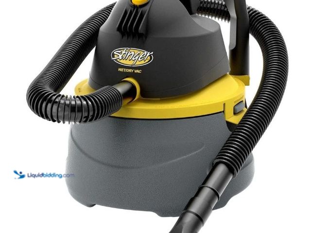 Lot 49-3566083 - Stinger 2 Gal. 2.5 Peak HP Small Shop Vacuum Wet Dry Vac with Filter Bag. Model #HD2020. Unused with...