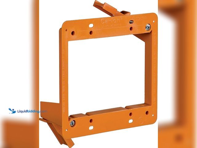 Lot 49-5489365 - QTY 2 - Carlon SC200RR 2-Gang Mounting Bracket, PVC. Item #: 80058687. New