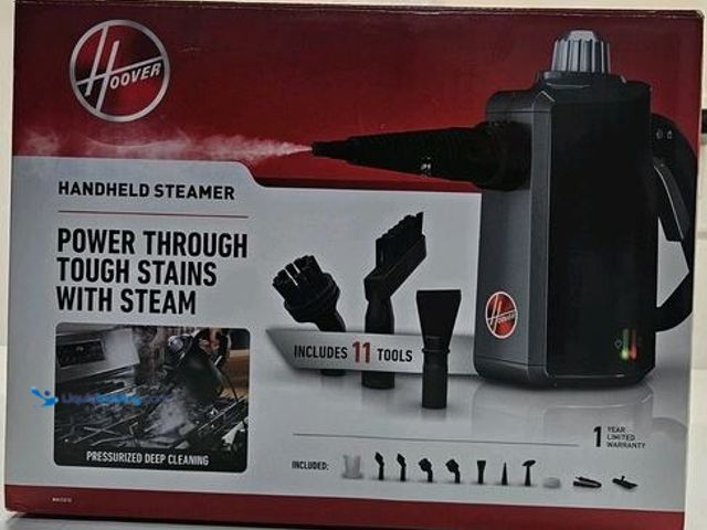 Lot 49-5551780 - HOOVER Handheld Steamer Power Trough Tough Stains With Steam Pre-owned WH25010, Used with attachment...