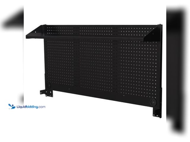 Lot 49-3564858 - Husky Modular 52 in. W Standard Duty Black Pegboard Attachment. Model # H52PEGMOD. Unused