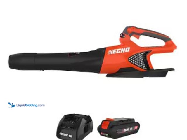 Lot 49-2025560 - ECHO 56V 151 MPH 526 CFM Cordless Battery Powered Handheld Leaf Blower with 2.5Ah Battery and Charge...