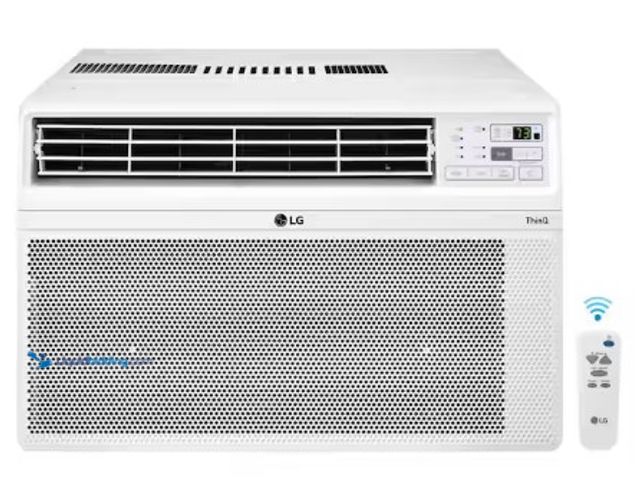 Lot 49-3631186 - LG 12,000 BTU 115-Volt Window Air Conditioner Unit (Cools 550 sq. ft.) with Wi-Fi, Remote, Dehumidif...