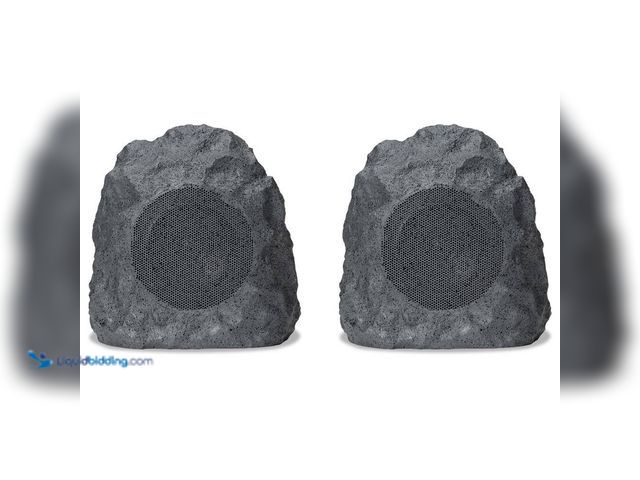 Lot 49-5410327 - iLive IPX5 waterproof Wireless Speaker Pair with Truly Wireless Stereo, Gray, (2-Pack) [Model # ISBW...