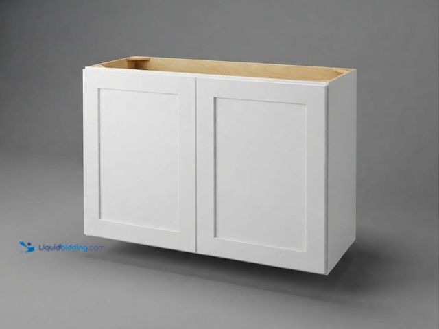 Lot 49-3637916 - Hampton Bay Avondale 36 in. W x 12 in. D x 24 in. H Ready to Assemble Plywood Shaker Wall Bridge Kit...