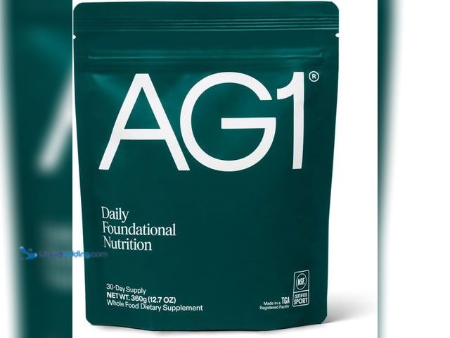 Lot 49-5485494 - AG1 Greens Powder Refill Pouch – 75 Vitamins, Multivitamin & Probiotic | Gut Health Support | Vegan,...