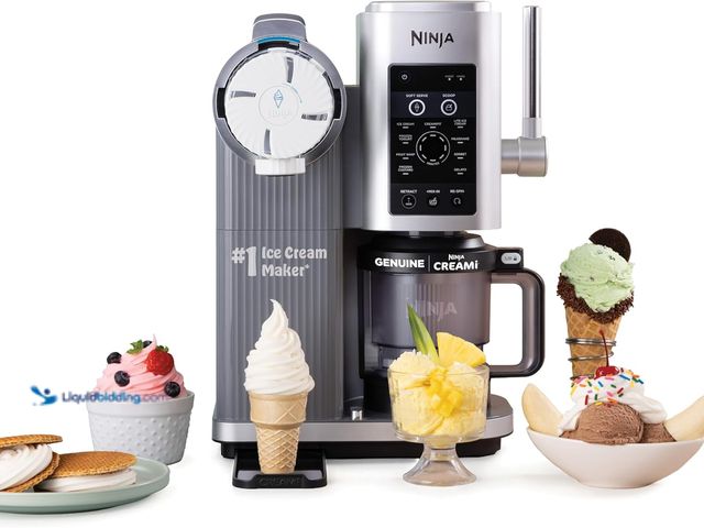 Lot 49-5447553 - Ninja Swirl by CREAMi Ice Cream and Soft Serve Maker, Sorbet, Milkshake, Frozen Yogurt, Low Calories...
