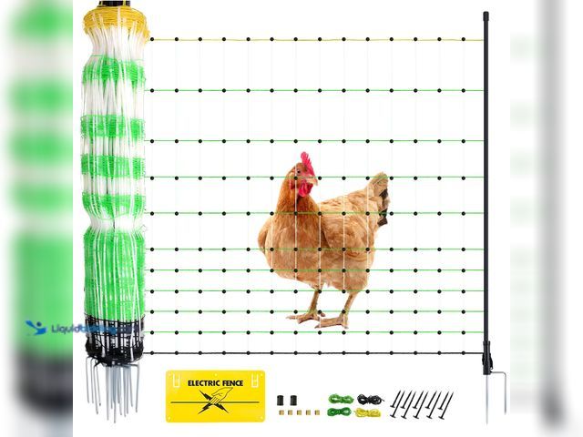 Lot 49-3528319 - Electric Fence Netting - Chicken Fences for The Yard Semi-Rigid Net for Livestock or Poultry Fence D...