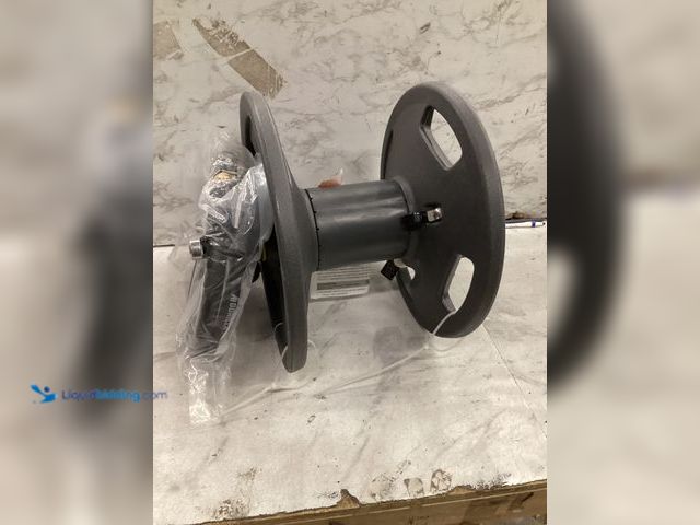 Lot 49-3565202 - Gorilla 150 ft. Aluminum Zero Rust Hose Reel Model # GRS-150H Replacement Drum and Hose only. Unused