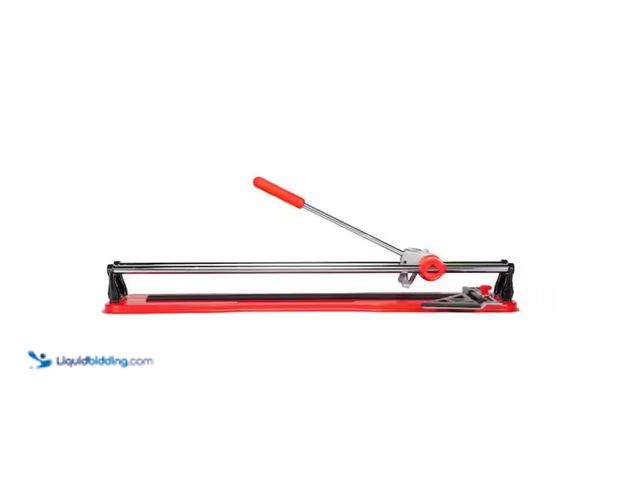 Lot 49-1571188 - Rubi Practic 61 Plus-24 in. Tile Cutter with Tungsten Carbide Blade and Roller Guide, Model # 21979,...