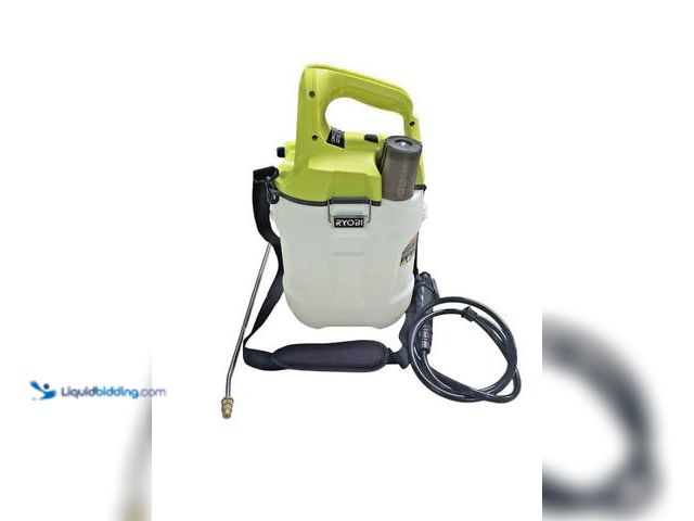 Lot 49-3565602 - RYOBI ONE+ 18V Cordless Battery 2 Gallon Chemical Sprayer (Tool Only). Model # P2803BTL. Unused