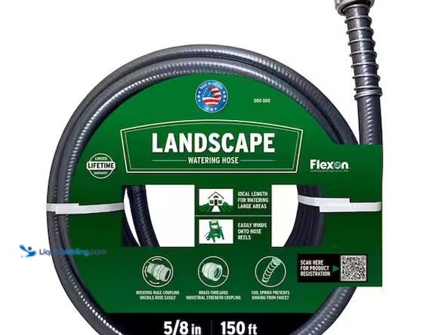 Lot 49-1568494 - Flexon 5/8 in. Dia x 150 ft. Supreme Duty Water Hose Model # SD58150HD, Unused  Ref#SR1230