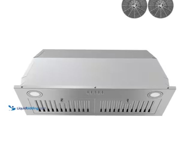 Lot 49-3433567 - AKDY 30 in. 343 CFM Built-in Insert Kitchen Vent Ducted/Ductless Convertible Range Hood in Stainless...