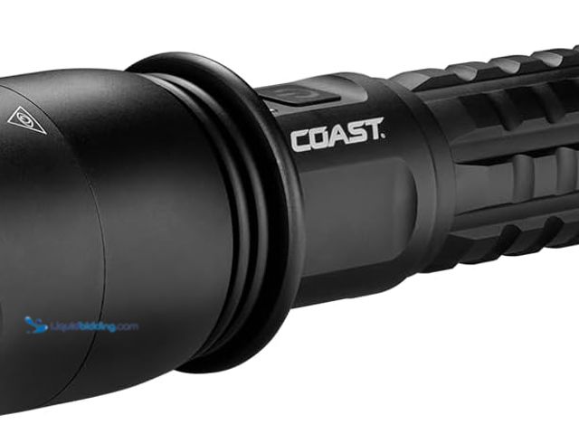 Lot 49-5546617 - Coast XP20R 4000 Lumen USB-C Rechargeable LED Flashlight with Slide Focus and Pure Beam Focusing Opt...