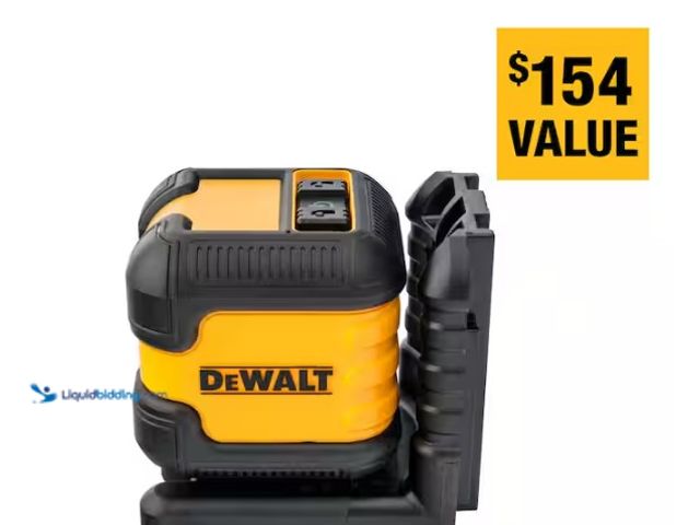 Lot 49-5580894 - DEWALT
55 ft. Green Self-Leveling Cross Line Laser Level with (2) AA Batteries & Case. Store SKU # ...