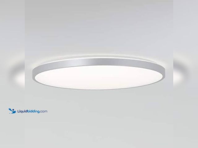 Lot 49-3565049 - Artika
Europa 21 in. Silver LED 3CCT Flush Mount Ceiling Light with Night Light Preset and Remote I...
