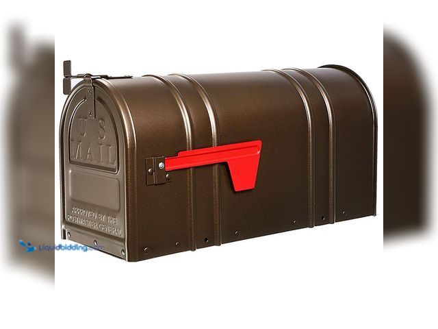 Lot 49-5447772 - Postal PRO Carlton Post-Mount T2 Mailbox, Bronze. [Model # PP150SAB] Unused