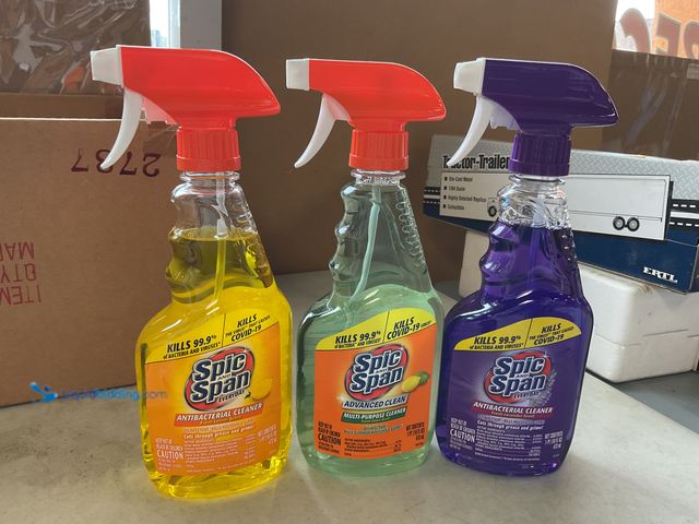 Lot 49-5515593 - Other LOT OF 3 SPIC AND SPAN MULTI PURPOSE CLEANERS INCLUDING LEMON, CITRUS AND LAVENDER NEW OLD STO...