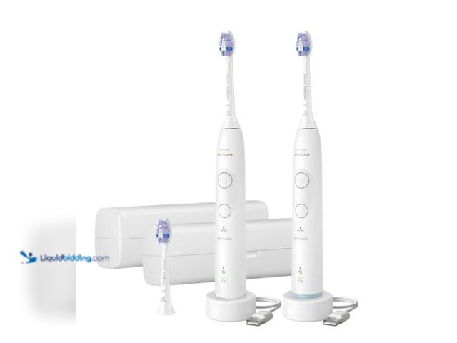 Lot 49-2001411 - (2-Pack) Philips Sonicare Advanced Clean Rechargeable Electric Toothbrush, Model # HX7129/02, Unused...