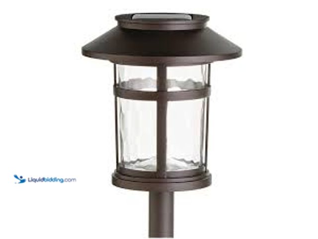 Lot 49-5483355 - QTY 6 - Hampton Bay Duncan 10 Lumen Bronze LED Weather Resistant Outdoor Solar Path Light with Plast...