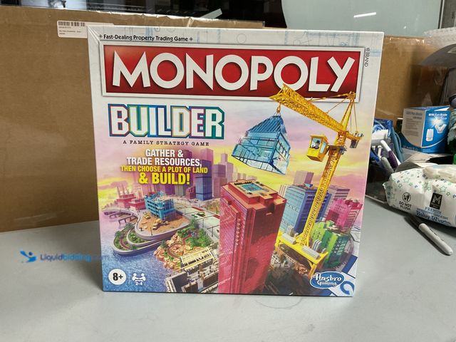 Lot 49-1505926 - FACTORY SEALED MONOPOLY BUILDER BOARD GAME AMAZING BOARD GAME FOR ANY COLLECTOR. #COINS1211