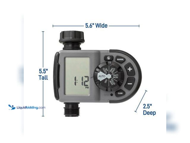 Lot 49-5452110 - Orbit
1-Outlet Programmable Hose Watering Timer Sprinkler Timer. SKU # 1001079220 Item is unused.
