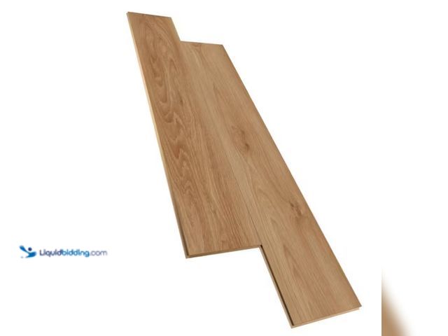 Lot 49-1596473 - Approx. (111) sq ft of Home Decorators Collection Fox Hollow Oak 12 mm T x 8 in. W Waterproof Lamina...