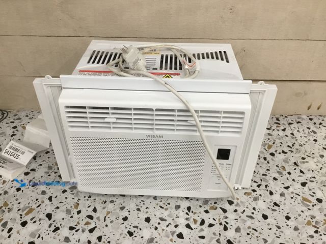 Lot 49-5416425 - Vissani 5,000 BTU 115-Volt Window Air Conditioner for 150 sq. ft. Rooms in White. [Model: vwcs05cwt]...