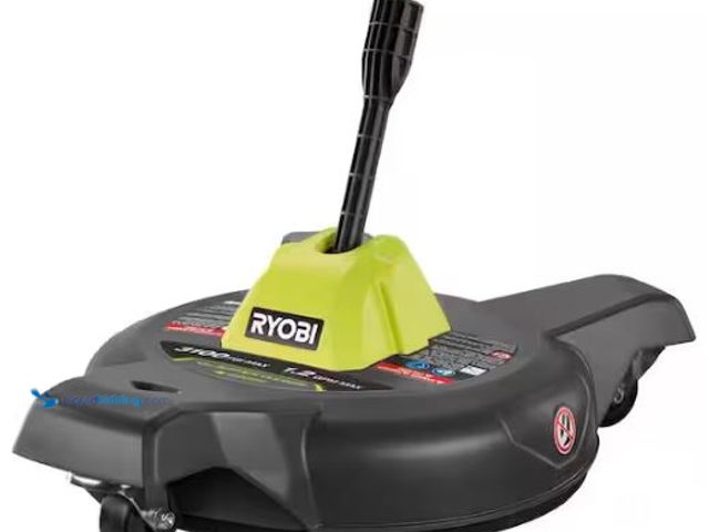 Lot 49-1549158 - RYOBI 12 in. 3100 PSI Electric Pressure Washer Surface Cleaner with Caster Wheels, Model # RY31SC312...