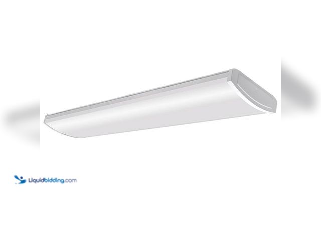 Lot 49-3616881 - Commercial Electric 4-Ft. 8000 Lumens Integrated LED White Wrap Light, 4000K - New SKU # 1005578285
