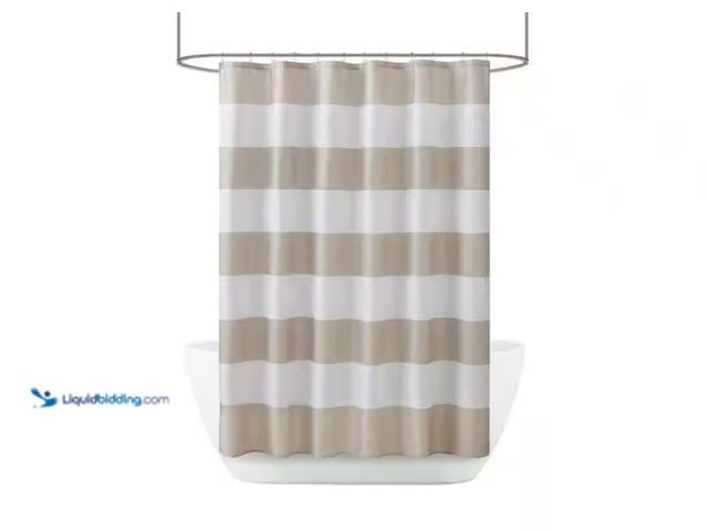 Lot 49-1534982 - (2) Urban Habitat 13-Pieces Printed 70 in. W x 72 in. L Polyester Shower Curtain Plus Hooks Set in W...