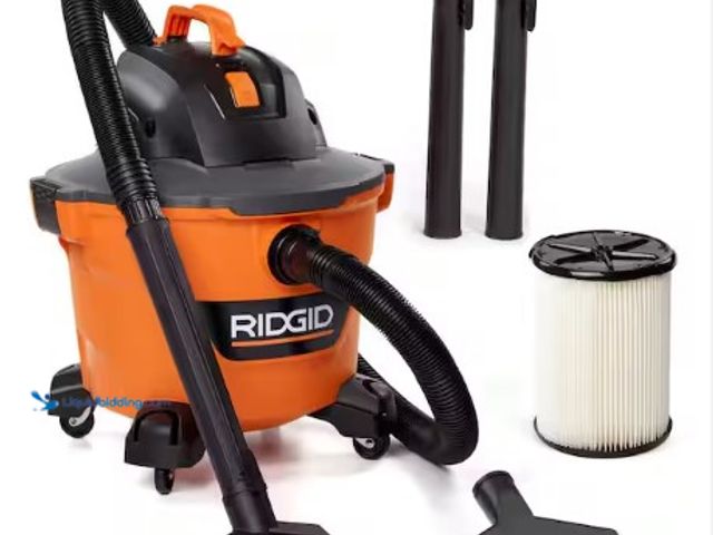 Lot 49-3615747 - RIDGID 9 Gal. 4.25 Peak HP NXT Shop Vacuum Wet Dry Vac with General Debris Filter, Locking Hose and ...