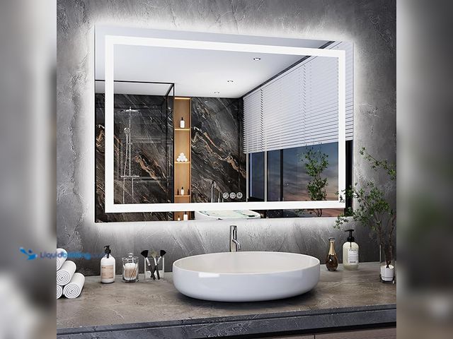 Lot 49-3528003 - Antok 36"x 48" LED Bathroom Mirror with Lights, Anti-Fog, Dimmable, Lighted Vanity Mirror with Tempe...